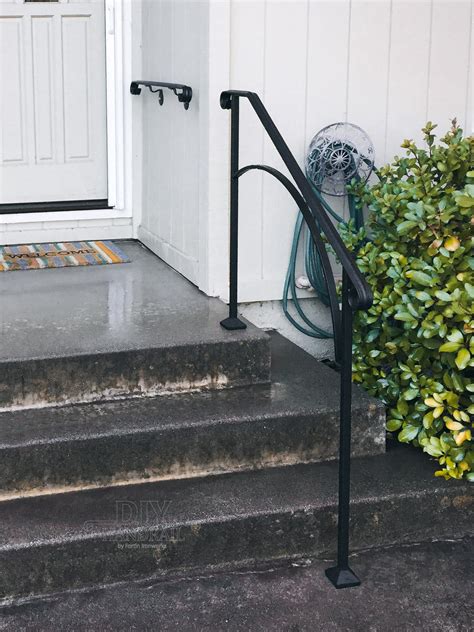 safety handrails for outside steps.